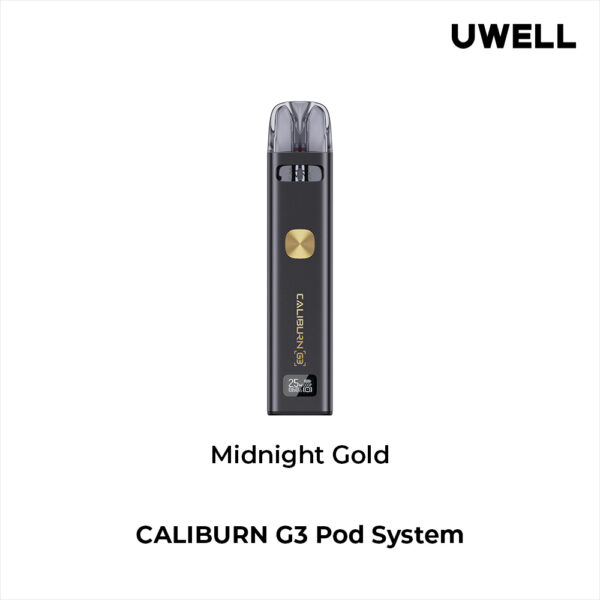 Midnight-Gold UWELL CALIBURN G3 KIT 咖哩棒