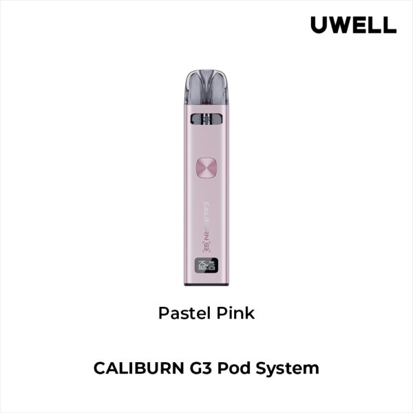 Pastel-Pink UWELL CALIBURN G3 KIT 咖哩棒