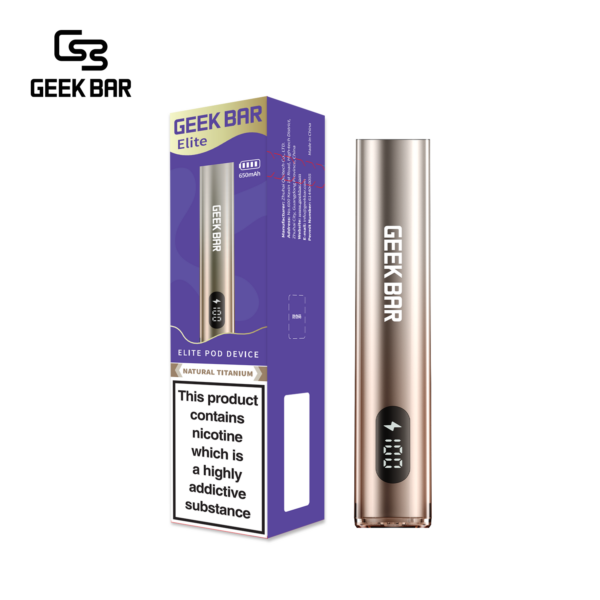 一次性電子煙 Geek Bar Elite Prefilled Pod Kit 菁英一次性拋棄式電子煙