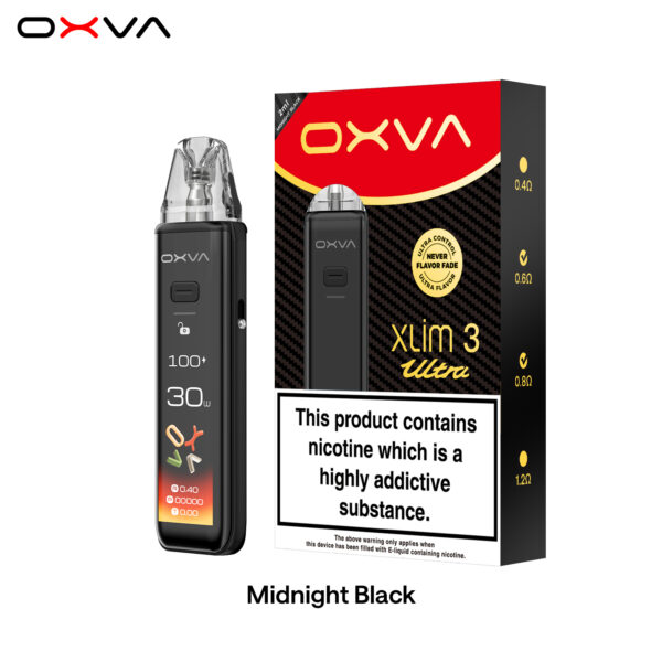midnight-black-oxva-xlim-3ultra-best-overall-pod-system-2025 OXVA XLIM 3 ULTRA 奧創