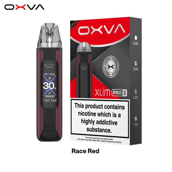 race-red-oxva-xlim-pro-3-best-pod-vape-2025 (4) OXVA XLIM Pro 3 Pod 小蠻牛三代